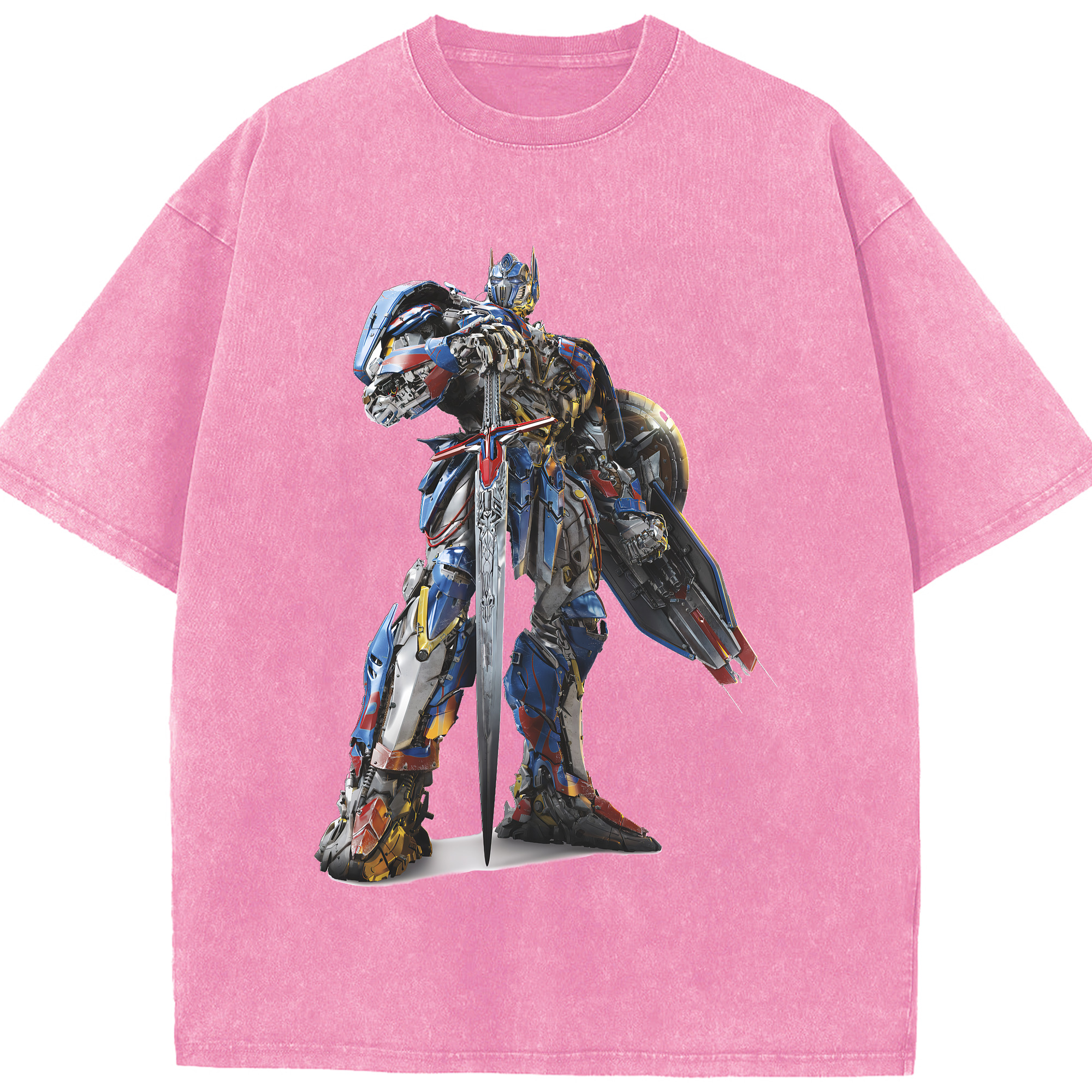 （画像用） Transformers トランスフォーマー 綿100% ヴィンテージ風 半袖Tシャツ（フロントプリント）